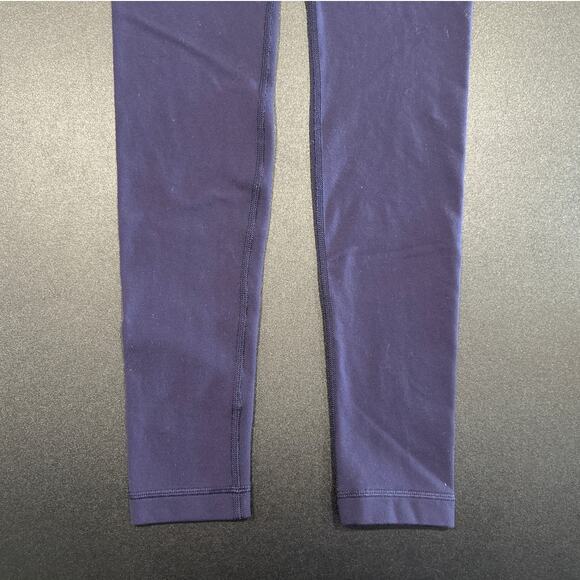 Lululemon Wunder Under Leggings, Blue, Women's Size 4 - Picture 4 of 5